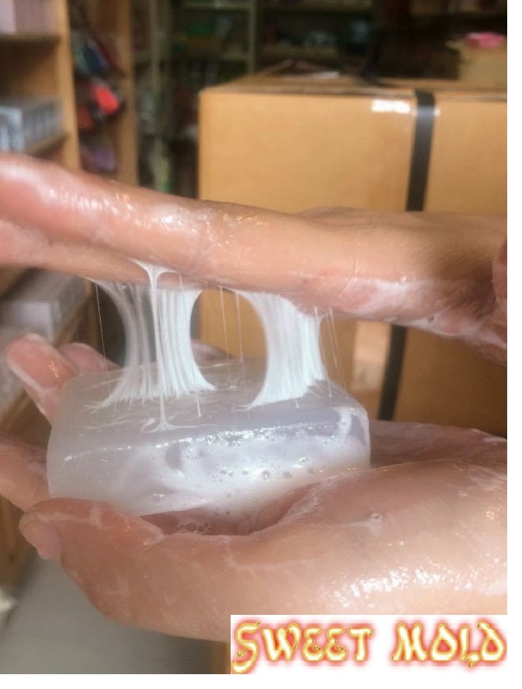 เบสสบู่กลีเซอรีนใสสูตรฟองยืด(Snail) ขนาด1กิโลกรัม