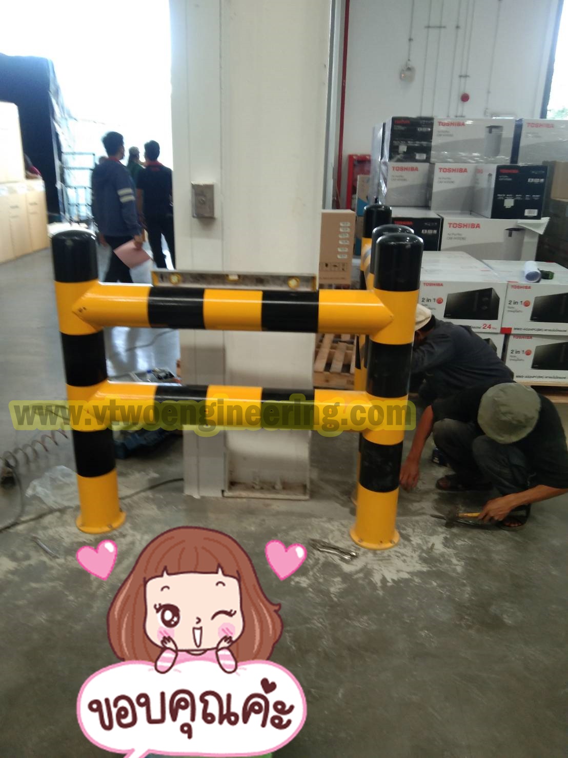 ราวเหล็กกันชน / crash protection barriers No.11