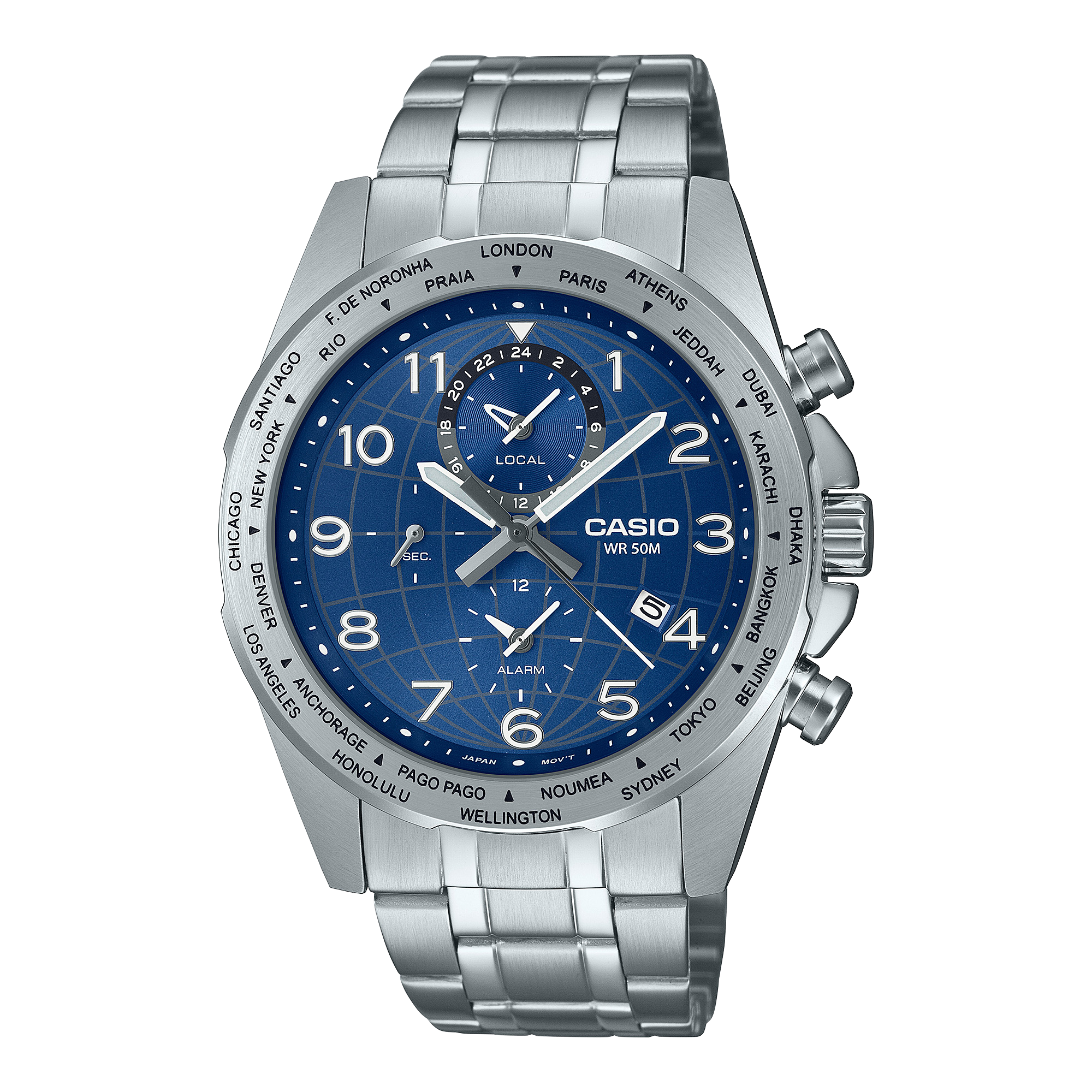 MTP-W500D-2AV | หลายเข็มนาฬิกา - สุภาพบุรุษ | Dress - CASIO