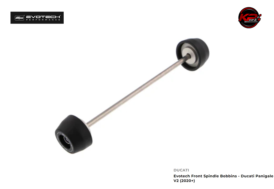กันล้มหน้า Evotech Front Spindle Bobbins - Ducati Panigale V2 (2020+)