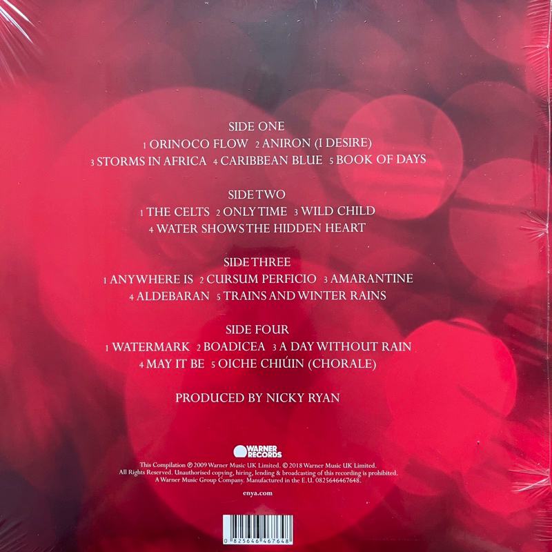 แผ่นเสียง Enya - The Very Best Of , 2 xBlack Vinyl, LP, Compilation, Reissue, Gatefold ,EU มือหนึ่ง ซีล