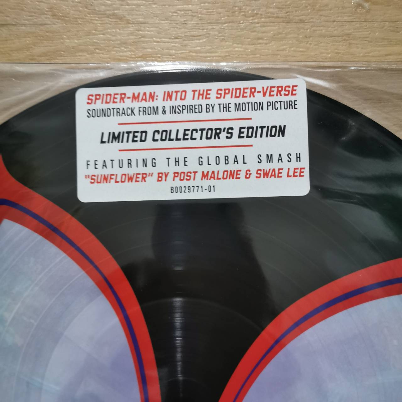 แผ่นเสียง Spider man picture disc : Into the spider-1 verse * limited collector's edition แผ่นเสียงใหม่