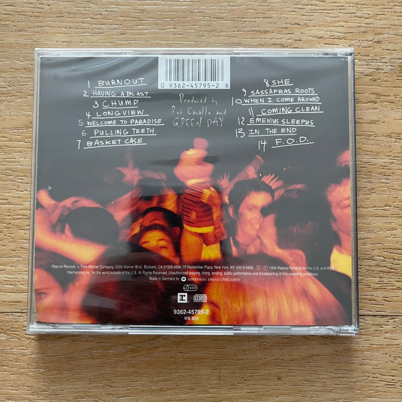 CD ซีดีเพลง Green Day – Dookie แผ่นแท้ ใหม่ ซีล