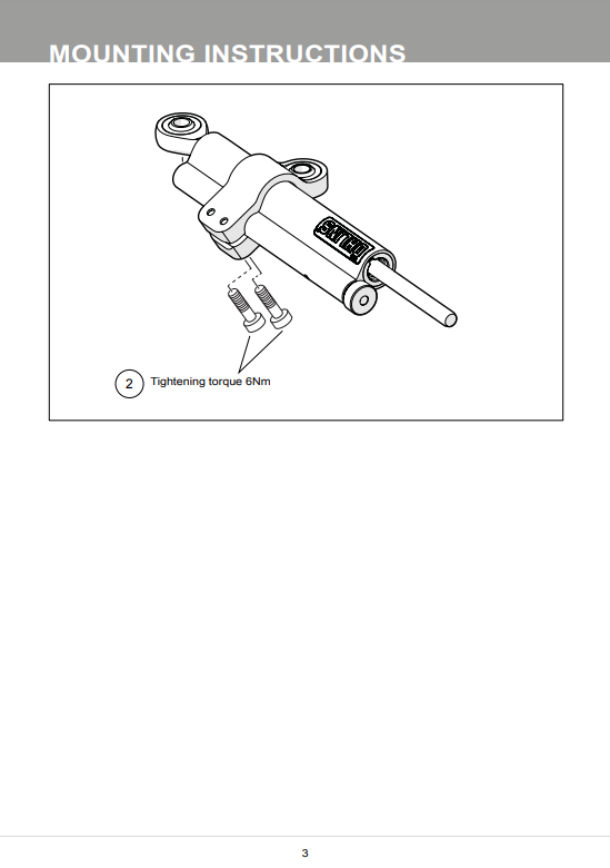 กันสะบัด OHLINS SD 002 FOR Stroke 90 MM