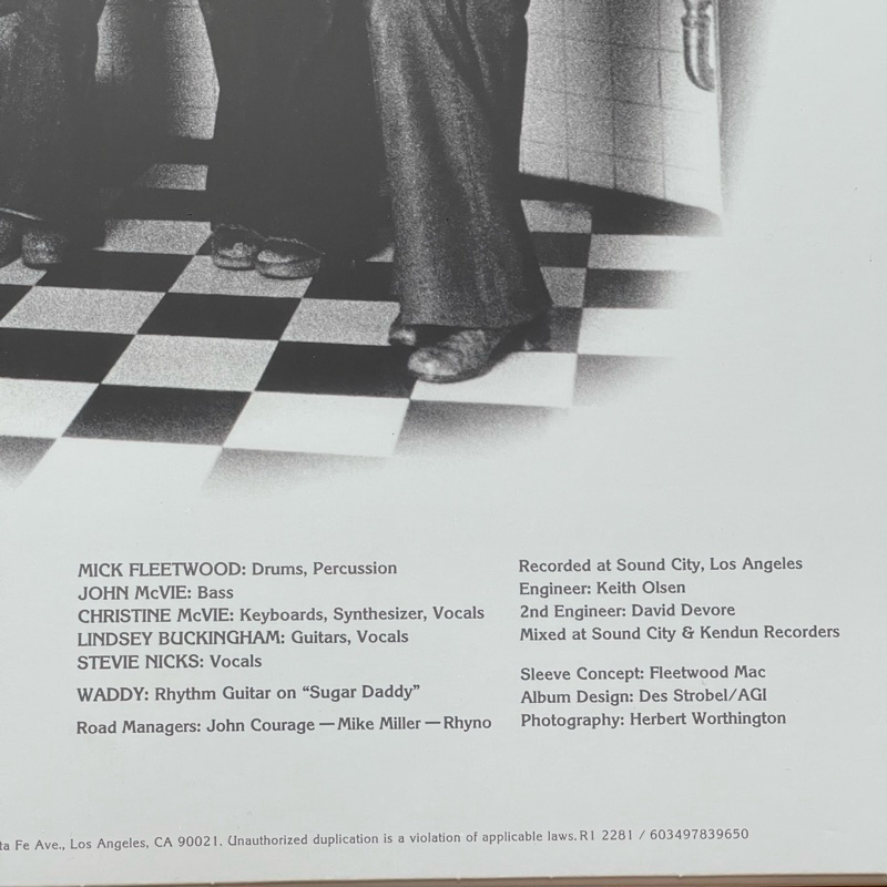 แผ่นเสียง Fleetwood Mac-Fleetwood Mac ,Vinyl, LP, Album, Reissue, Stereo,US มือหนึ่ง ซีล