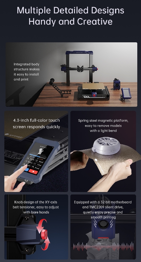 เครื่องพิมพ์ 3 มิติ (3D Printer) Anycubic Kobra 2 Pro by In2real3d