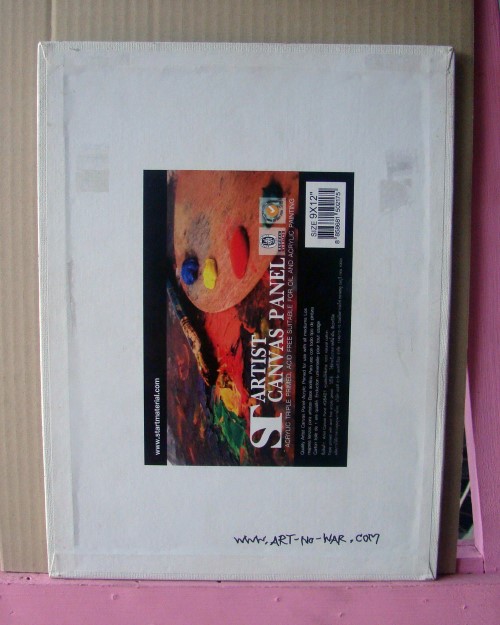 "Kristen Stewart" ภาพวาดสีน้ำมัน งานเพ้นท์บนผ้าใบ canvas panel ขนาด 9 x 12 นิ้ว