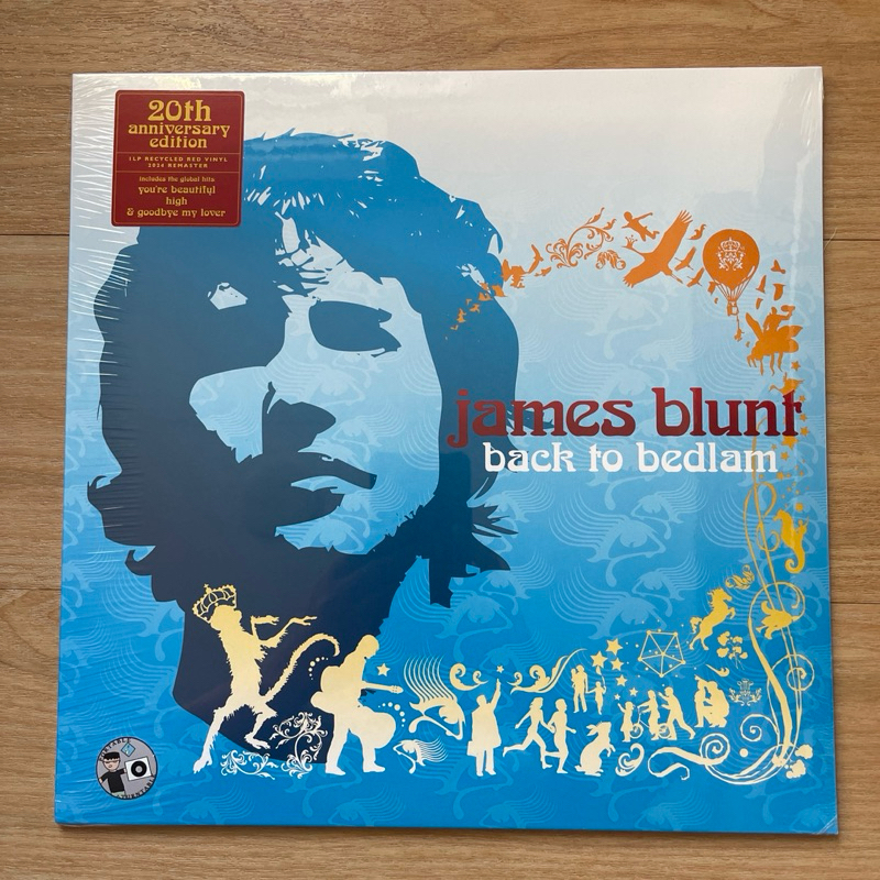 แผ่นเสียง JAMES BLUN - BACK TO BELDAM (20TH Anniversary Edition ) Recycle Red Vinyl มือหนึ่ง ซีล