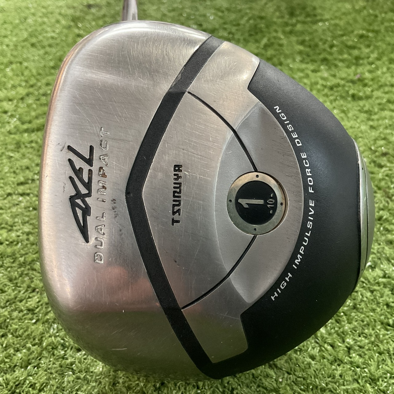 DRIVER 10° TSURUYA : AXEL DUAL IMPACT #1/ HM Flex-R ก้านกราไฟร์