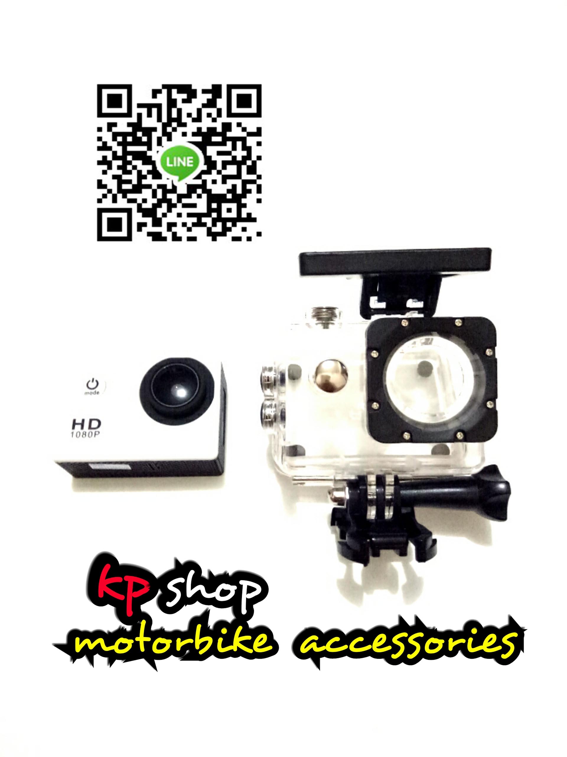 กล้องติดหมวก sport hd dv no wifi กันน้ำ