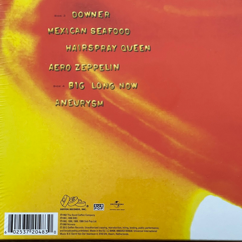 แผ่นเสียง Nirvana - Incesticide , 2x Vinyl, LP, 45 RPM, Compilation, , 25th Anniversary, 180 Gram แผ่นเสียงมือหนึ่ง ซีล