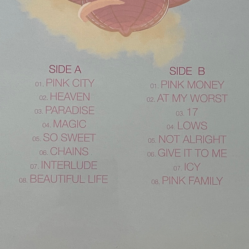 แผ่นเสียง Pink Sweats – Pink Planet ,Black Vinyl, LP, Album,Canada เพลงดัง At My Worst (แผ่นใหม่,ซีล,มือหนึ่ง)