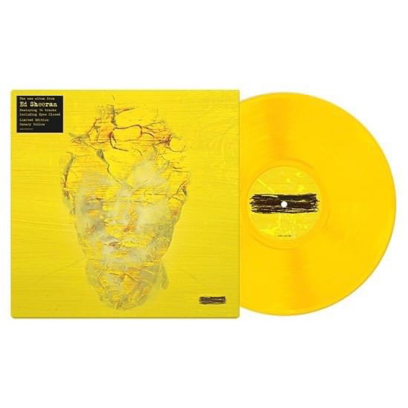 แผ่นเสียง Ed Sheeran -- Subtract, Vinyl, LP, Album, Limited Edition, Yellow แผ่นเสียงมือหนึ่ง ซีล