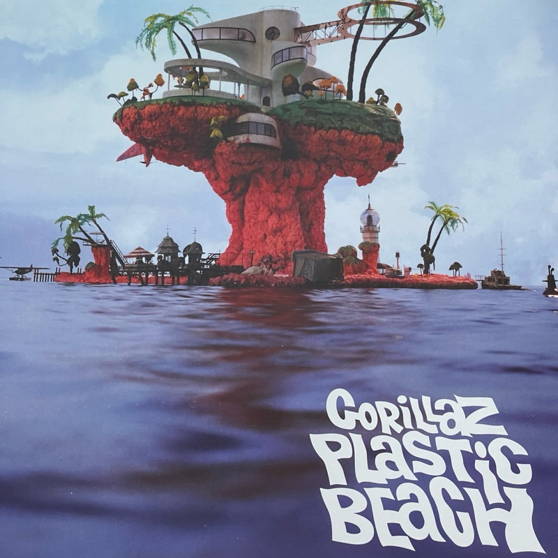 แผ่นเสียง Gorillaz – Plastic Beach 2 x Vinyl, LP, Album, EU แผ่นเสียง มือหนึ่ง ซีล