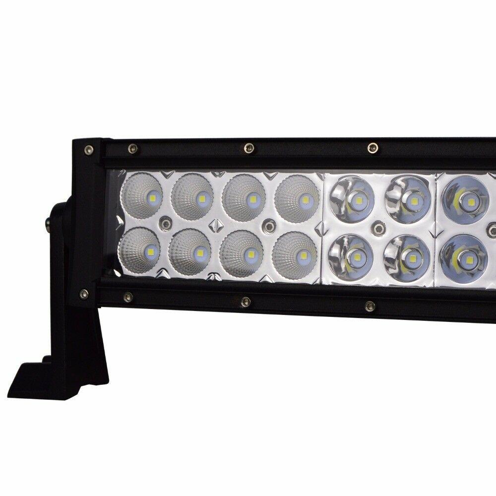 Curved 3D LED Light Bar Spot Flood Combo Beam 240 watt 42 Inch. For Jeep SUV ATV Truck Work Driving Light ไฟรถยนต์บาร์ยาว ไฟหน้ารถ บาร์รถยนต์ 240 วัตต์ ทรงโค้ง เน้นเเสงพุ่งเเละกระจายในโคมเดียว รุ่น SuperBright คุณภาพสูง มีประกันสินค้า เเสงขาว จำนวน 1 โคม