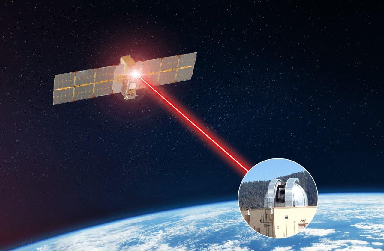 Satellite High Energy Laser weapon