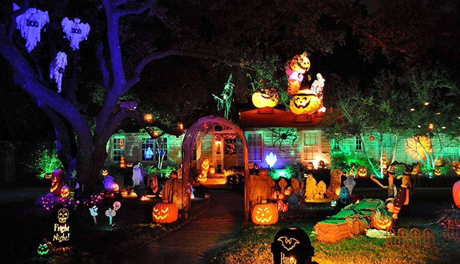 คุ้มค่า !! ไฟประดับ ไฟปีใหม่ สปอร์ตไลท์ led สี rgb 50W สลับเปลี่ยนสีเองอัตโนมัติ 16 เฉดสี ให้แสงสีสวยงาม สำหรับเป็นตกเเต่งอาคาร สวน ทางเดิน ตึก ไฟส่องป้าย ควบคุมการใช้งานด้วยรีโมทคอนโทรล จำนวน 1 ชิ้น รุ่น slim 220V