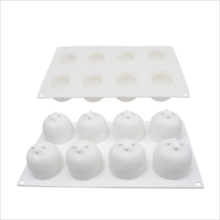 แม่พิมพ์ส้มเต็มลูกผิวคุคระขนาด95กรัม8ช่อง : 007214