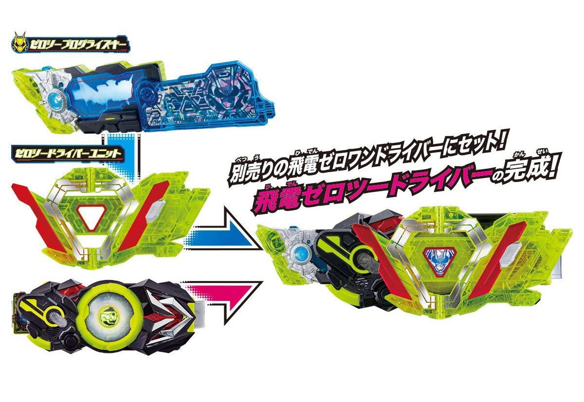 8045322 BANDAI DX ZERO TWO PROGRISEKEY & ZERO TWO DRIVER UNIT เข็มขัดมาสค์ไรเดอร์ ซีโร่วัน