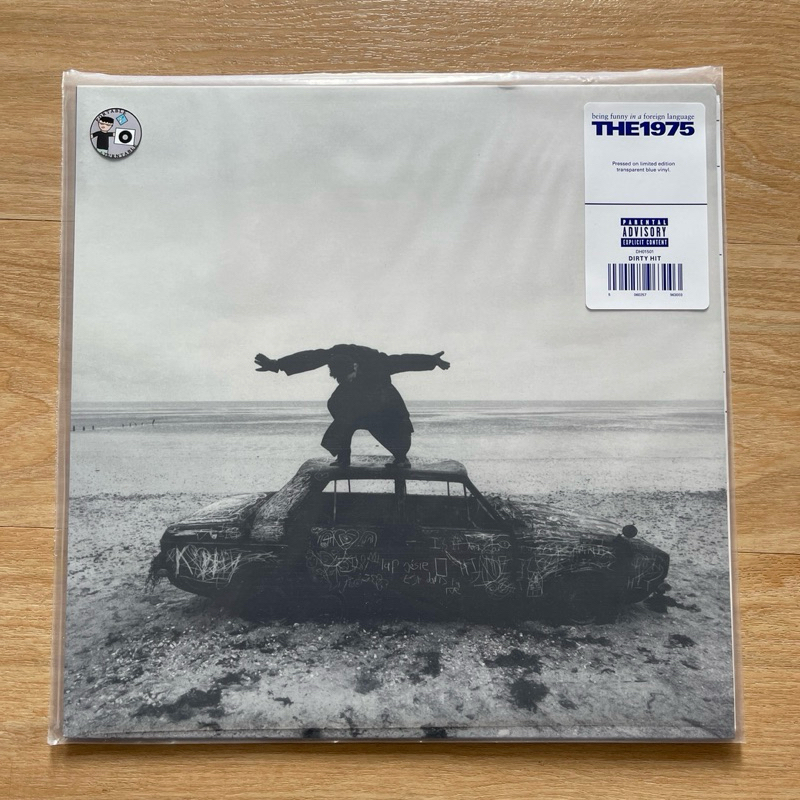 แผ่นเสียง The 1975 Being Funny In A Foreign Language **Transparent Blue Vinyl, LP, Album, Canada มือหนึ่ง