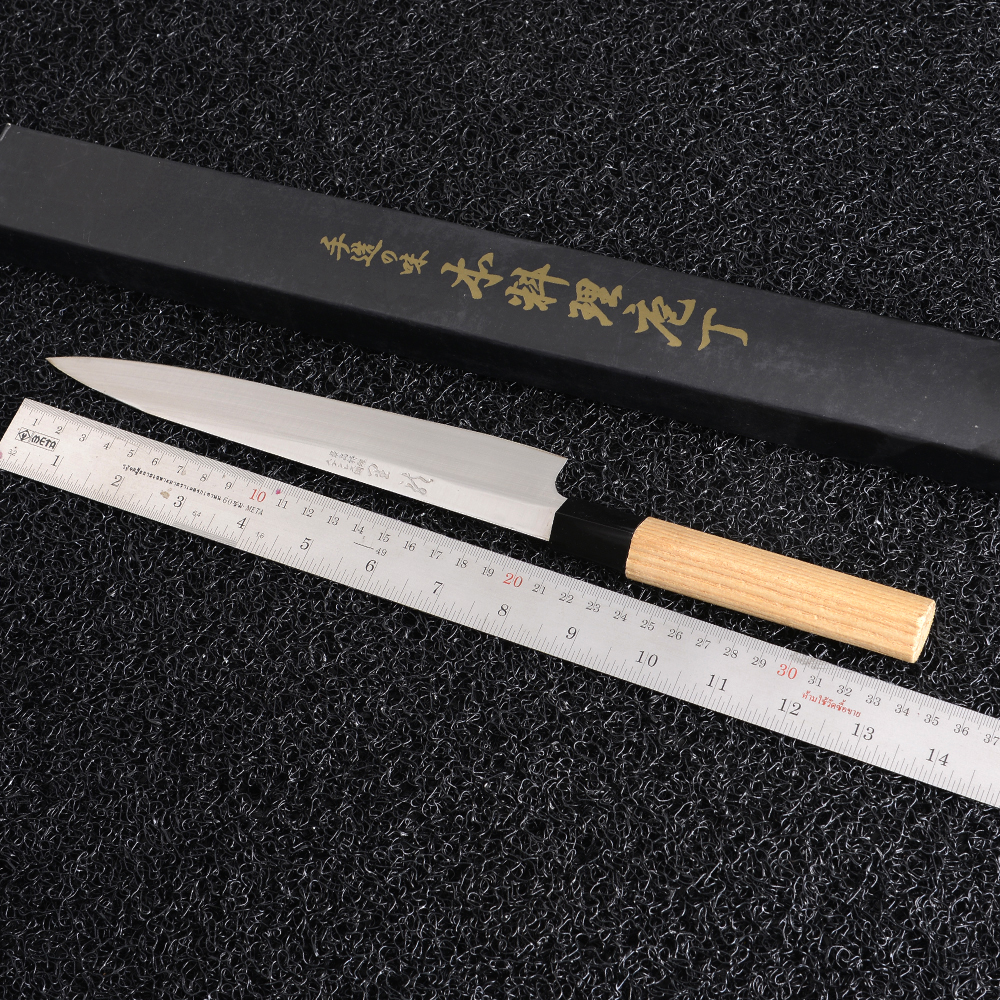 JP-15 มีดเชฟ มีดทำครัว มีดญี่ปุ่น Knife Set Sashimi Stainless Steel Sushi Chef 1 เล่ม 1 350 กรัม silver