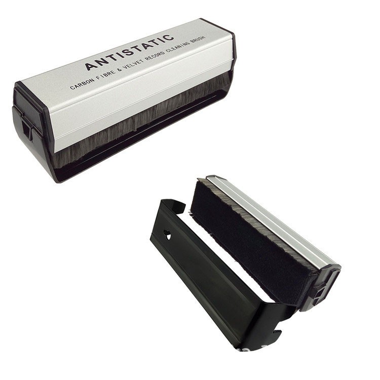 GOKA Carbon fibre & Velvet Vinyl Cleaning brush แปรงผ้ากำมะหยี่,แปรงปัดทำความสะอาดแผ่นเสียง