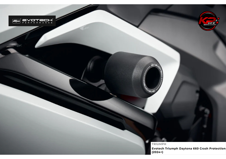 กันล้มกลาง Evotech Triumph Daytona 660 Crash Protection (2024+)