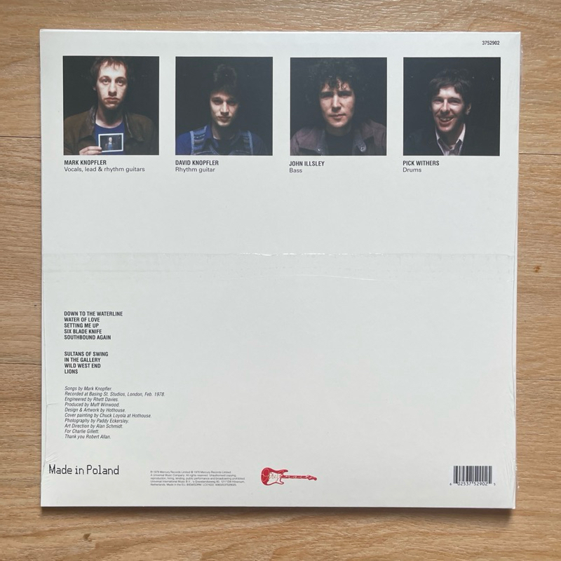 แผ่นเสียง Dire Straits - Dire Straits ,Vinyl, LP, Album, Reissue, Remastered, EU มือหนึ่ง ซีล