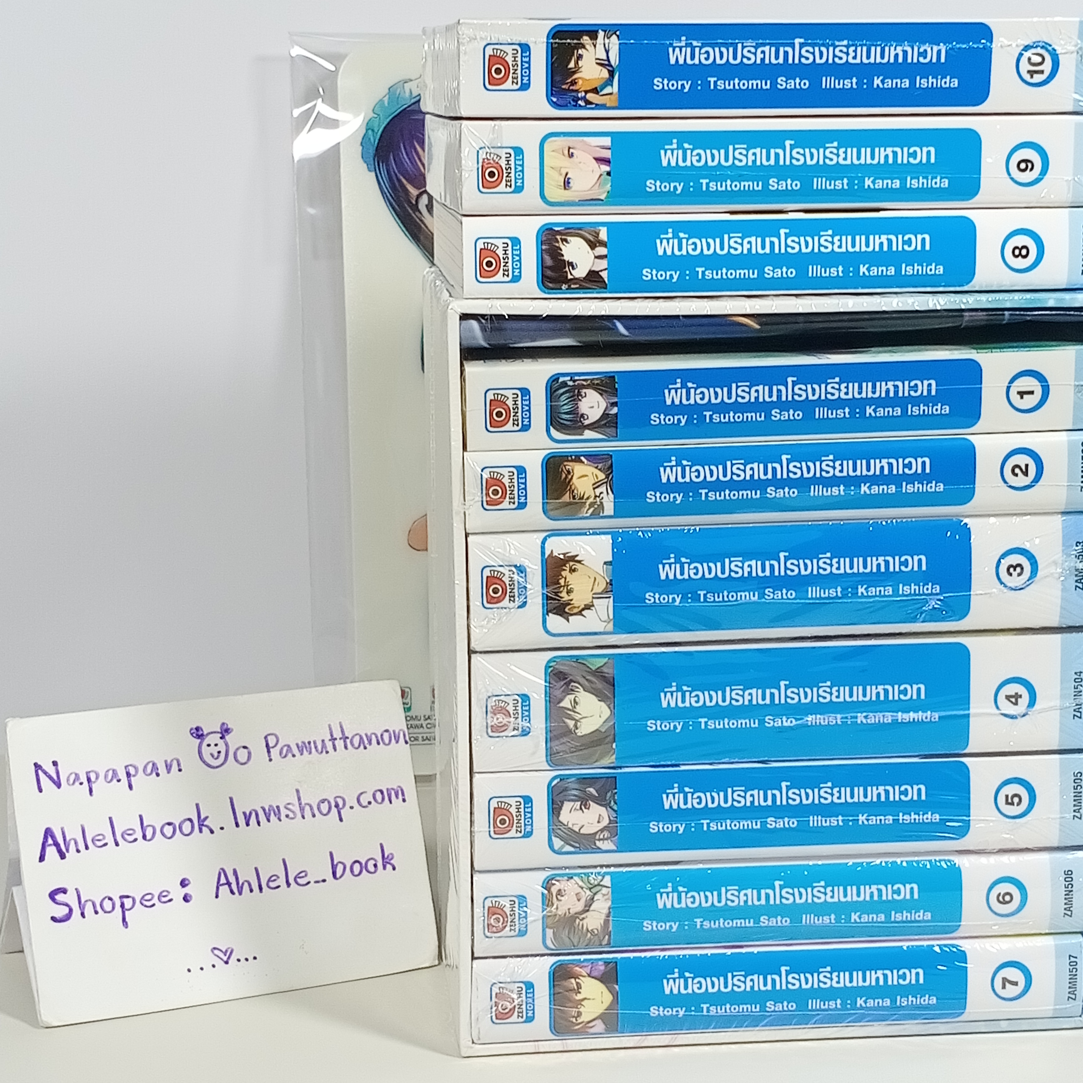 [ไลท์โนเวล][มือ1+2] เหมา Boxset พี่น้องปริศนาโรงเรียนมหาเวท เล่ม 1-7 + เล่ม 8-9-10