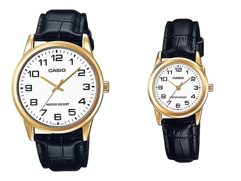 นาฬิกาคู่รัก MTP-V001GL-7B & LTP-V001GL-7B