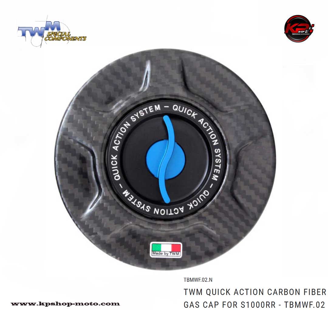 ฝาถัง TWM Quick Action Carbon Fiber Gas Cap for BMW S1000R/ S1000RR/ M1000R/ M1000RR