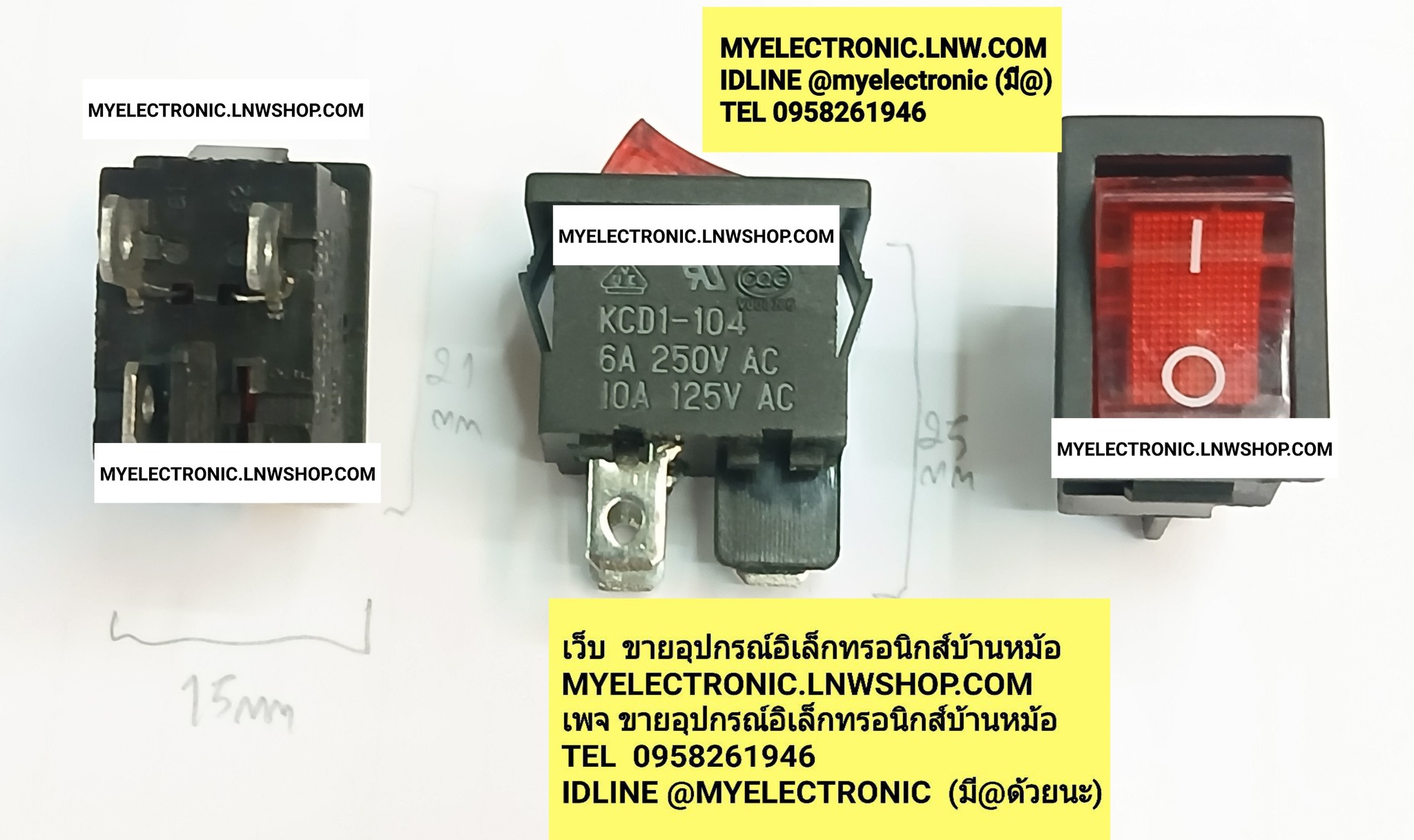 ขาย , สวิทช์ไฟ220V3ขาสีแดง , สวิทช์ไฟสีแดง3ขา220V , รุ่น , MODEL , KCD-1-104 สวิทช์ไฟ220V , 3ขาสีแดง , สวิทช์ไฟสีแดง , 3ขา , 220V , 6A250V , 10A125V , ยี่ห้อ , ราคา , ตัวละ , . . . หน่วย , บาท