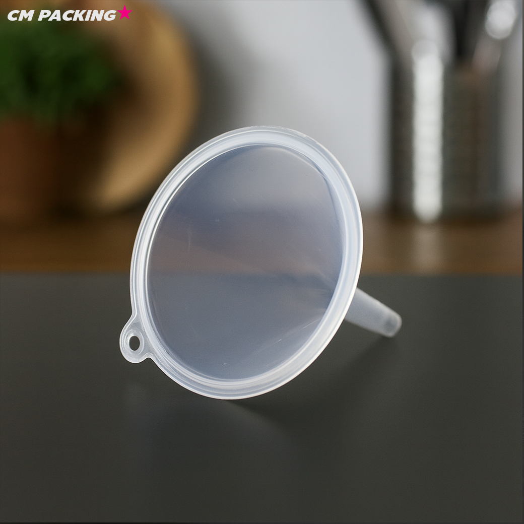 กรวยขนาดเล็ก สำหรับบรรจุของเหลว เนื้อพลาสติกใสอย่างดี