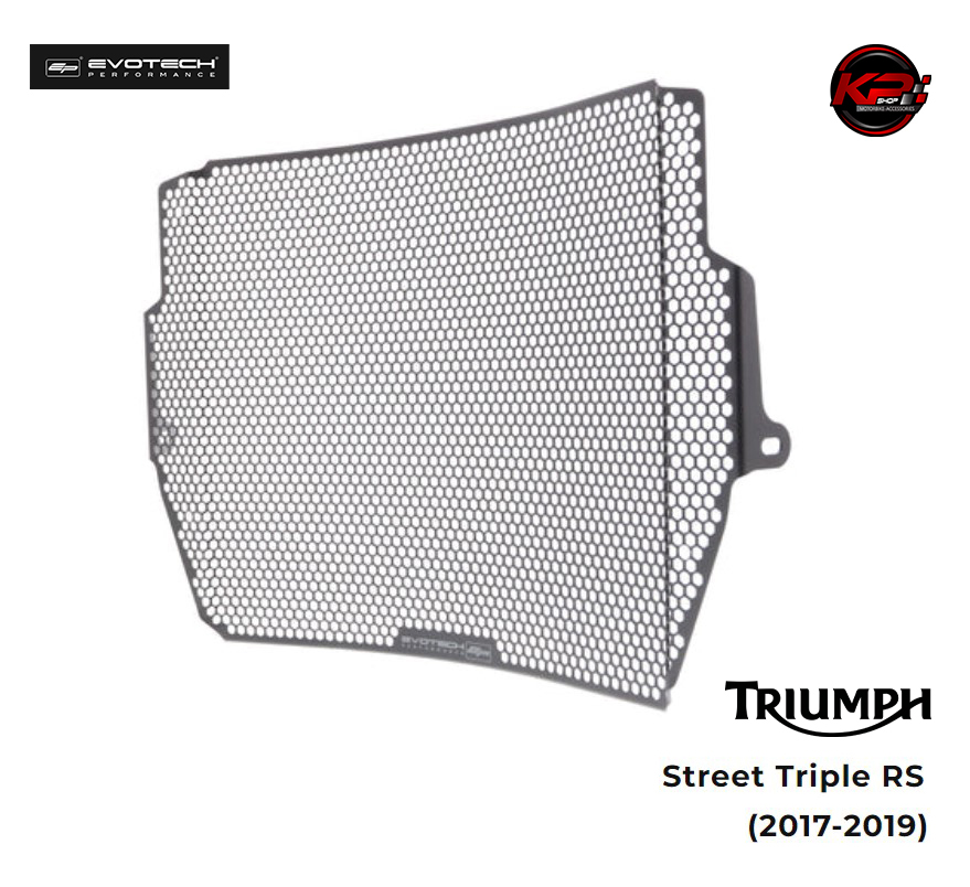 การ์ดหม้อน้ำ EVOTECH PERFORMANCE FOR TRIUMPH STREET TRIPLE RS 2017-2019