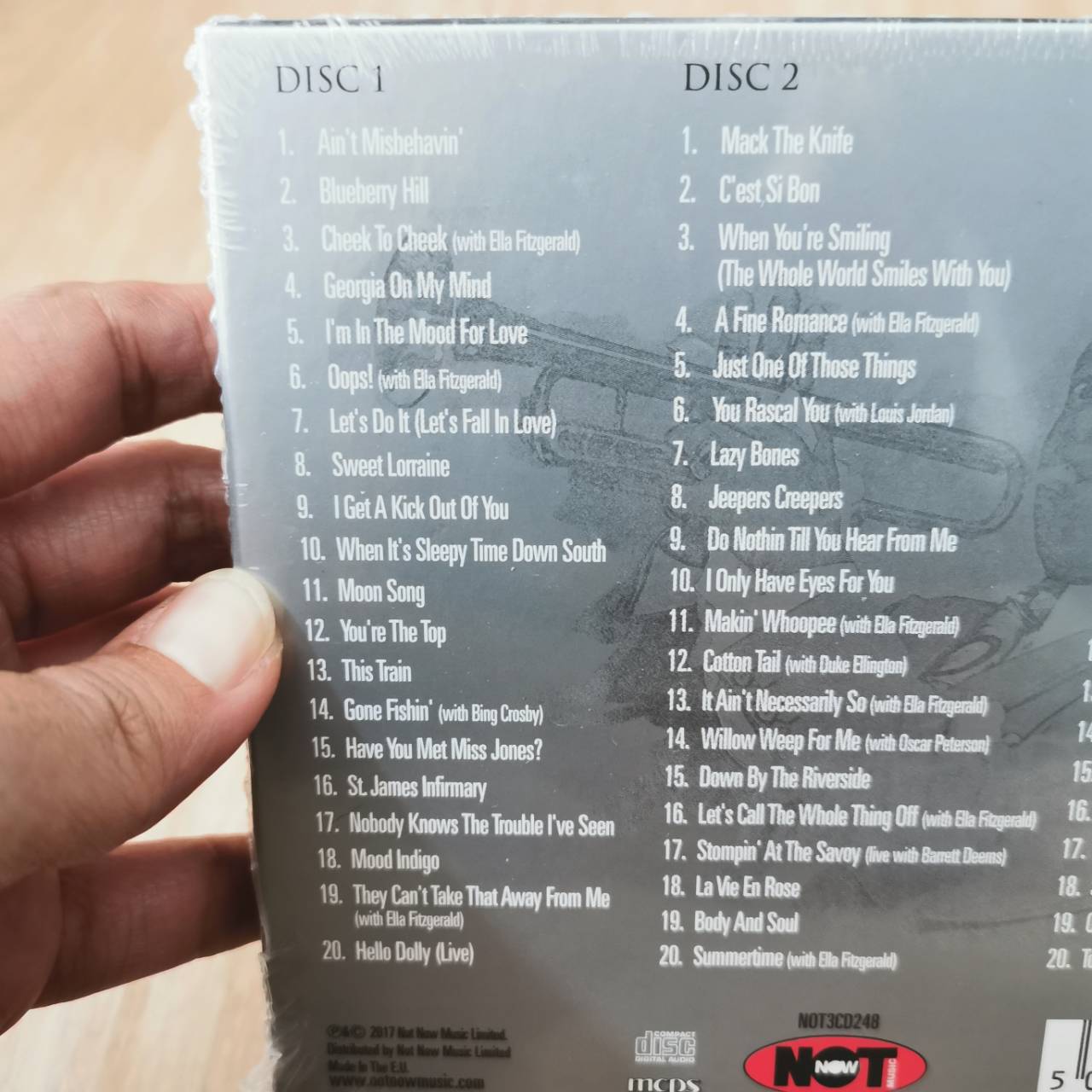 CD ซีดีเพลง Louis Armstrong - The platinum Collection (3CD)