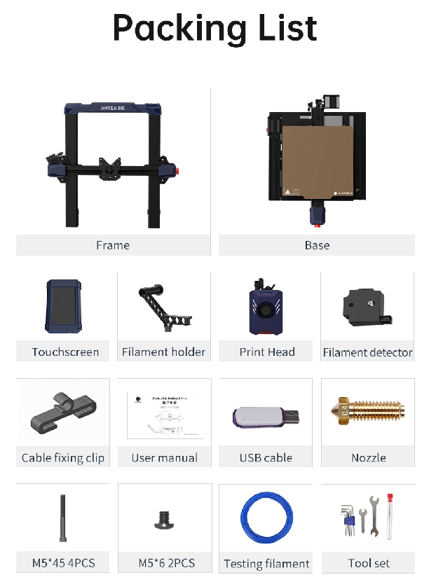 เครื่องพิมพ์ 3 มิติ (3D Printer) Anycubic Kobra 2 Pro by In2real3d