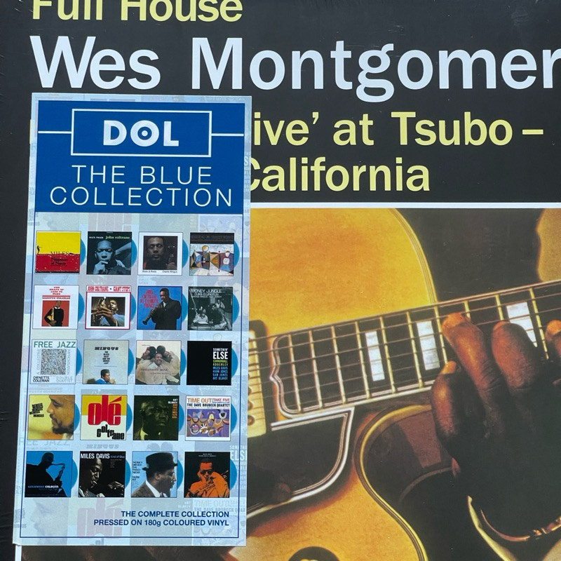 แผ่นเสียง Wes Montgomery Full House , Blue Vinyl , LP Album ,Gatefold มือหนึ่ง ซีล
