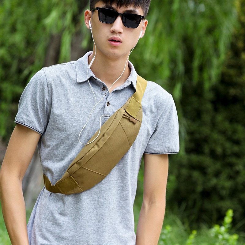 มาใหม่! NY30 กระเป๋าคาดอก กระเป๋าคาดเอว ลายทหาร สวยเท่ วัสดุไนล่อน กันน้ำ ผู้ชาย ผู้หญิง