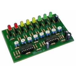 FA939เครื่องบอกแรงดันแบตเตอรี่LED8ดวง(ประกอบลงปริ้นPCBแล้ว)