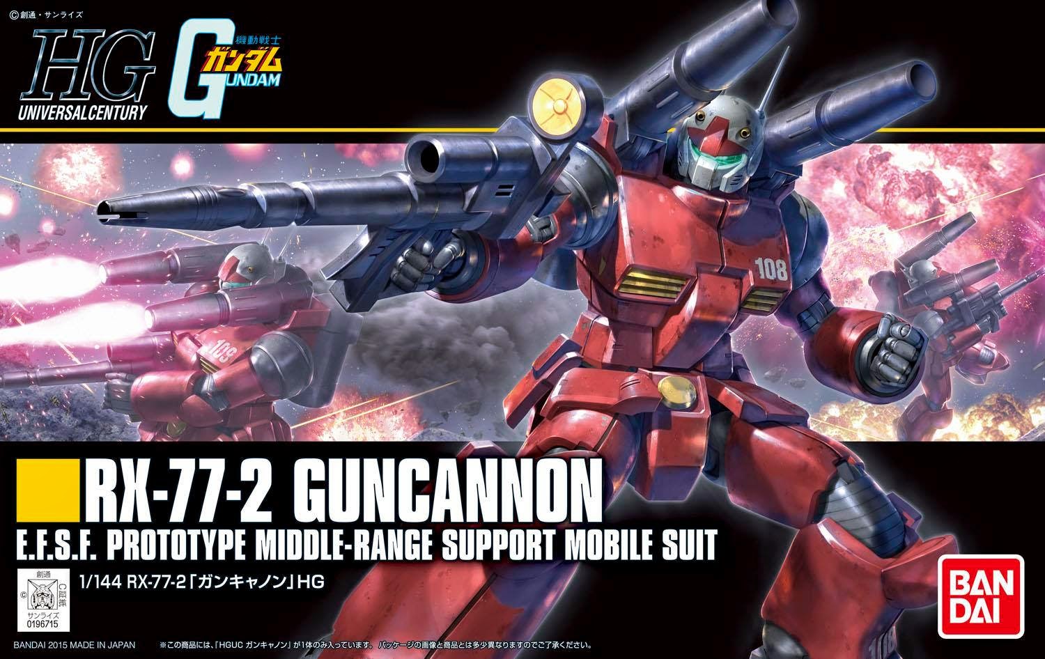 1057402 HGUC 1/144 RX-77-2 Guncannon Revive