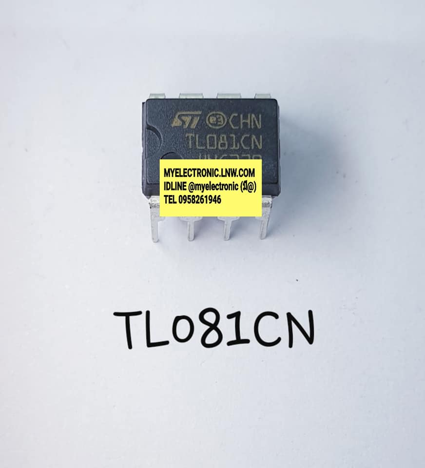 ขาย TL081CN ยี่ห้อ ST-THOMSAN ทอมสัน ตัวถัง DIP-8ขา ไอซี IC TL081 CN ราคา ตัวละ . . . . หน่วย บาท