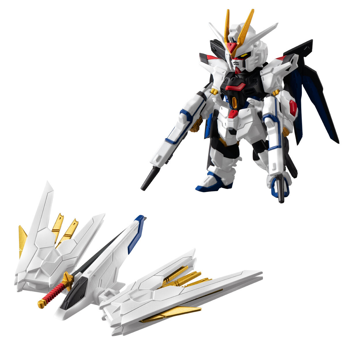 Fw Gundam Converge Seed Freedom Revive MIGHTY STRIKE FREEDOM & RISING FREEDOM & IMMORTAL JUSTICE