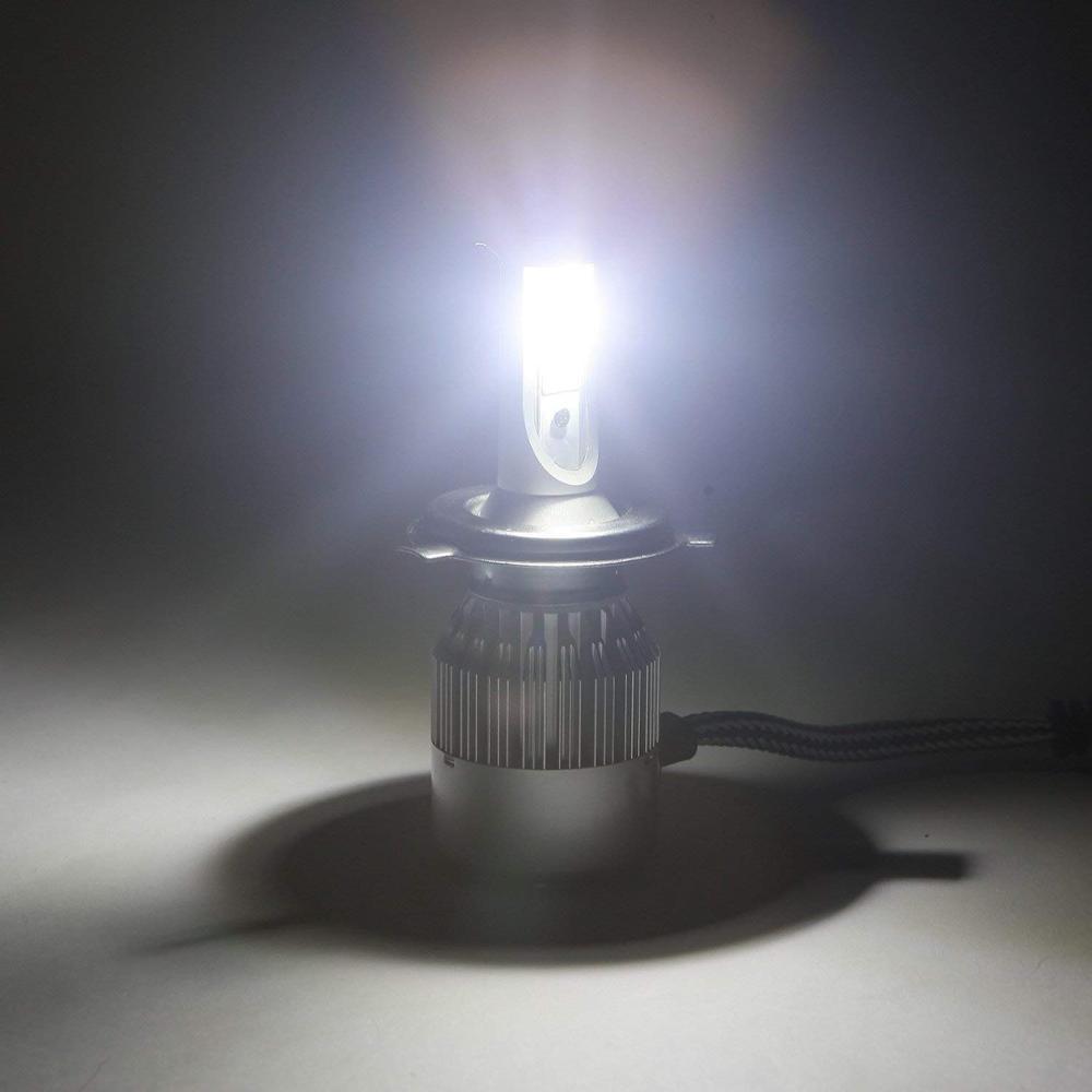 [ เเพ็ค 2 ชิ้น ] สว่างสุดๆ led head light car led headlight bulb C6 H4 26W 12V - 24V 6000K ไฟหน้ารถ เเสงขาว ไฟสปอร์ตไลท์รถยนต์ ไฟรถส่องสว่าง (ใช้ได้ทั้ง 12V เเละ 24V ) led headlamp มีประกัน 1 ปี จำนวน 2 ชิ้น เเท้ 100%