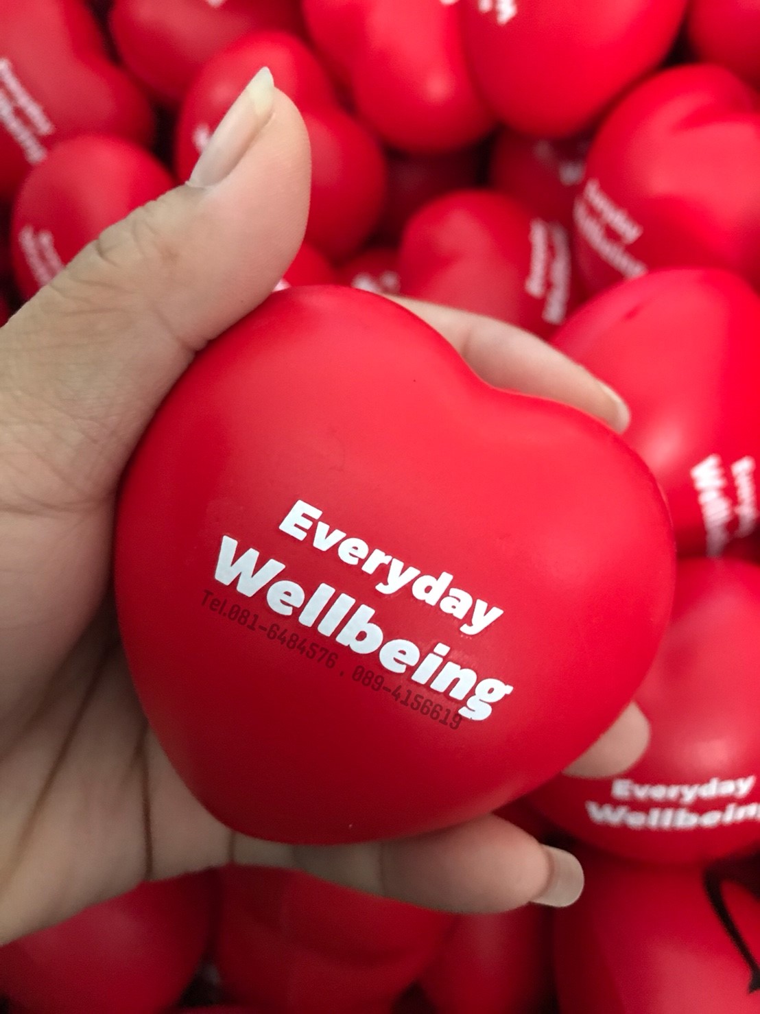 ผลิตลูกบอลบีบ บริหารมือ พร้อมโลโก้