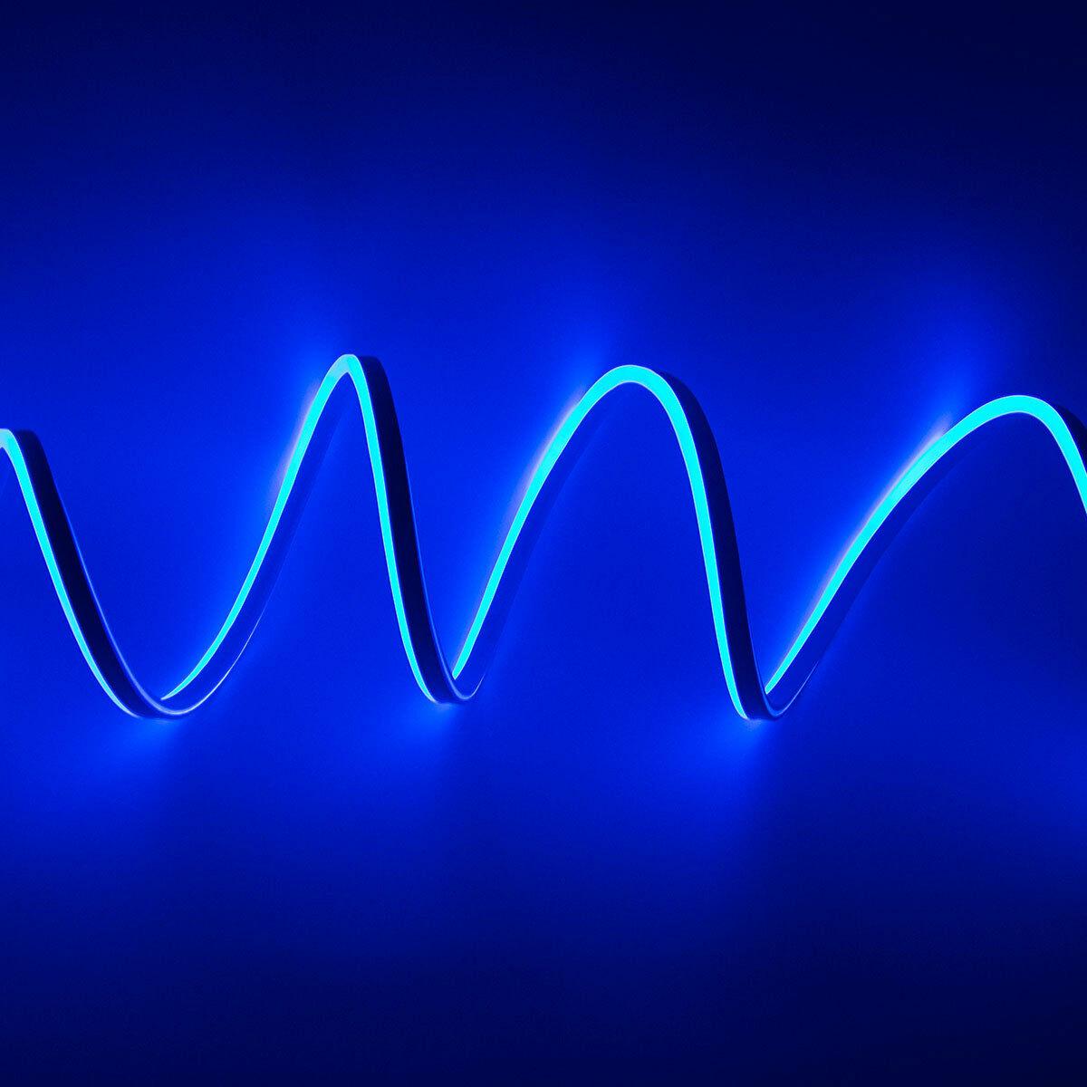 [ฟรี ! ปลั๊กหัวจ่าย ] LED Neon Flex AC220V เเบ่งขาย 5 เมตร ไฟเส้น led นีออนเฟล็กซ์ ไฟแอลอีดีนีออนดัด สามารถ ตัด ดัด โค้ง งอ ตกเเต่งายในและภายนอกสถานที่หรือการเดินไฟซ่อนฝ้า -กดเลือก แสงขาว วอร์ม เขียว เเดง น้ำเงิน ฟ้า เหลือง ความยาว 5 เมตร