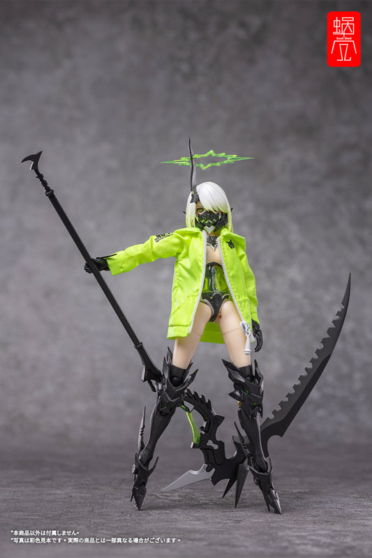 Snail Shell Studio G.N.PROJECT Option Costume Sunechan Hoodie (Fluorescence Yellow Green Ver.) (DOLL ACCESSORY)