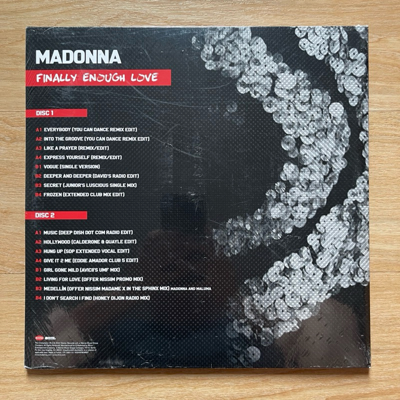 แผ่นเสียง Madonna - Finally Enough Love , 2 x Vinyl, LP, Compilation, Remastered ,มือหนึ่ง ซีล