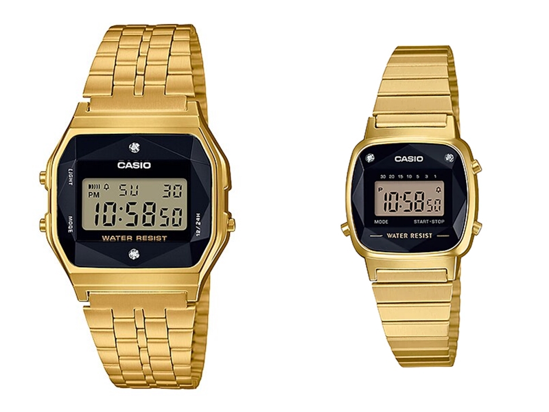 นาฬิกาคู่รัก A159WGED-1 & LA670WGAD-1