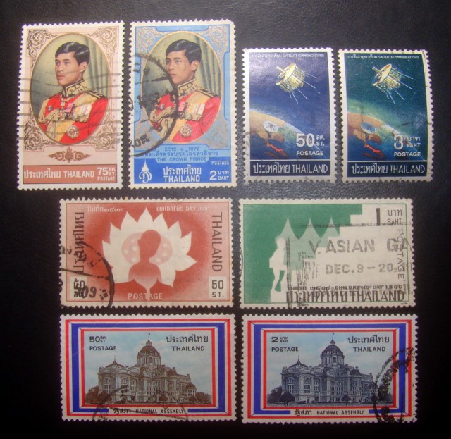 [s2429] แสตมป์รัชกาลที่ 10 ชุดแรก พิมพ์ญี่ปุ่น ปี 2515 + แสตมป์ 3 ชุด ปี 2509-12 ใช้แล้ว ราคาเบา น่าสะสมครับ