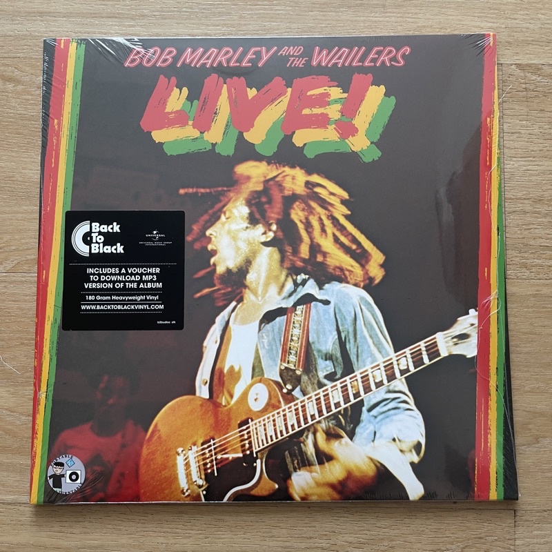 แผ่นเสียง Bob Marley & The Wailers - Live! ,Vinyl, LP, Album, Reissue, Remastered, 180 Gram มือหนึ่ง ซีล
